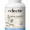 Frasco azul Eclectic Institute Cardo Mariano con 240 cápsulas