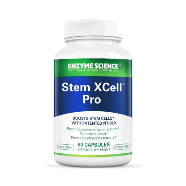 Frasco Enzyme Science Stem XCell Pro cápsulas 60 unidades