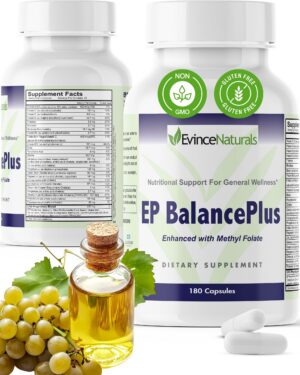 Frasco EP BalancePlus multivitamínico para adultos 180 cápsulas