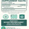 Frasco de espirulina orgánica en tabletas para salud general