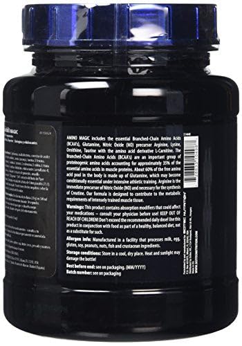 Frasco y etiqueta de Amino Magic Scitec