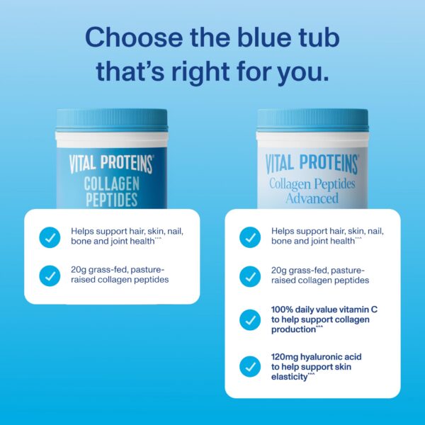 Version 1.0.0 Frasco y etiqueta de colágeno Vital Proteins