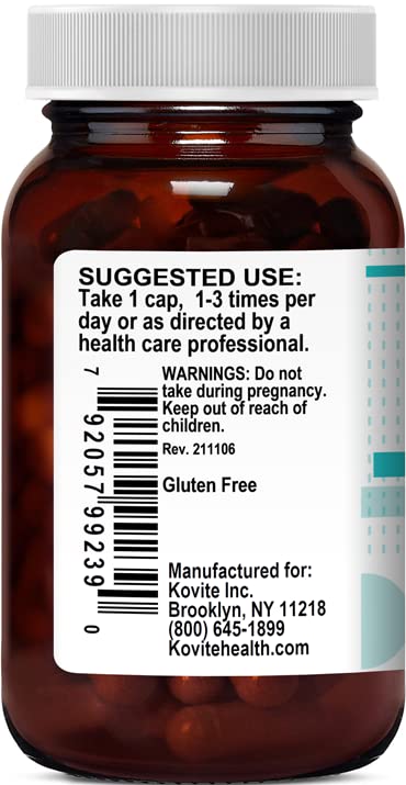 Version 1.0.0 Frasco y etiqueta ginseng americano Kovite