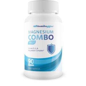 Frasco con etiqueta Magnesium Combo Pro