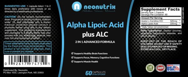 Frasco y etiqueta del envase