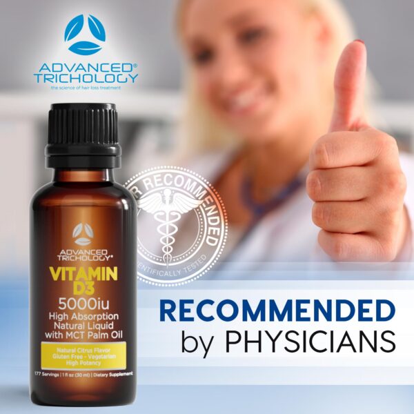 Frasco y etiqueta de Vitamina D3