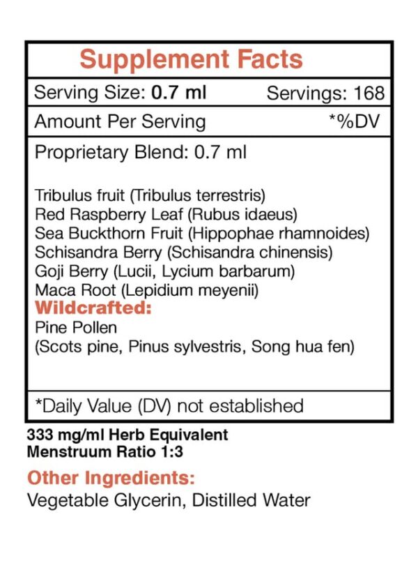 Frasco extracto herbal para mujeres sin alcohol Secrets of the Tribe