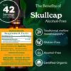 Frasco extracto herbal skullcap con etiqueta Herb Pharm