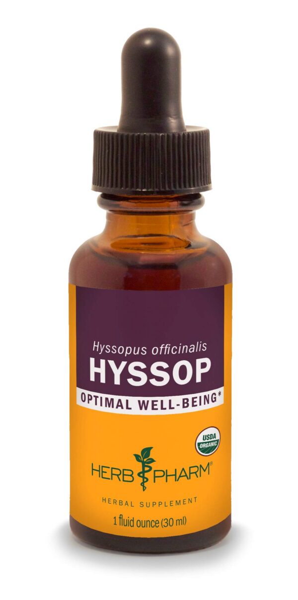 Version 1.0.0 Frasco extracto hisopo Herb Pharm orgánico 1oz
