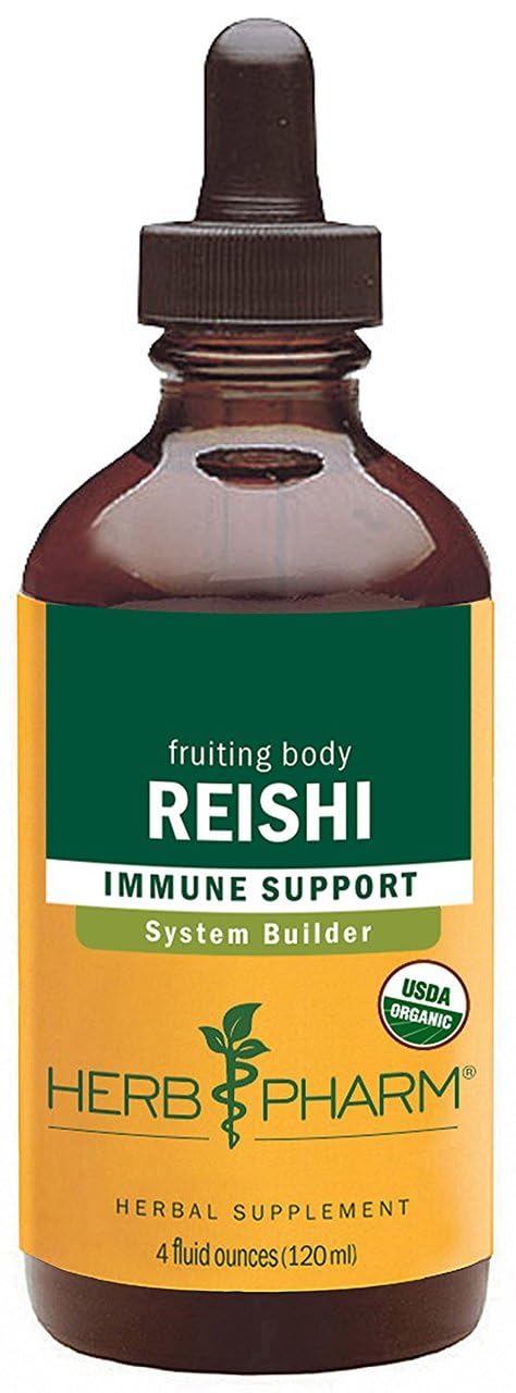 Frasco extracto líquido de hongo Reishi 4 onzas Herb Pharm