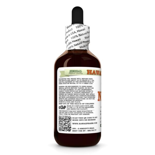 Frasco extracto líquido Neem orgánico 2 fl oz Hawaii Pharm