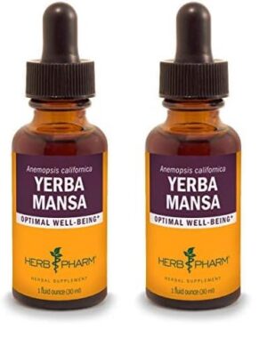 Frasco de extracto líquido de raíz Yerba Mansa Herb Pharm