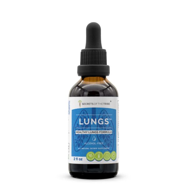 Version 1.0.0 Frasco extracto natural para pulmones sin alcohol 2 oz Secrets of the Tribe