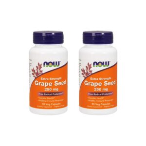 Frasco extracto semilla de uva NOW Foods 250mg