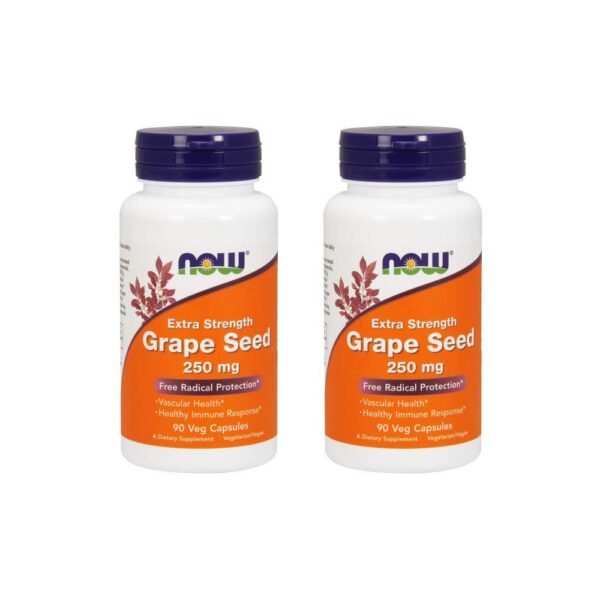 Frasco extracto semilla de uva NOW Foods 250mg