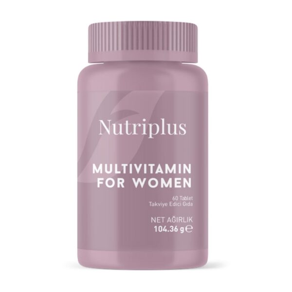 Frasco FARMASi Nutriplus multivitaminas mujeres 60 tabletas