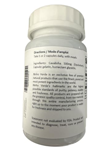 Frasco Fitogreen Cavalinha 500 mg cápsulas