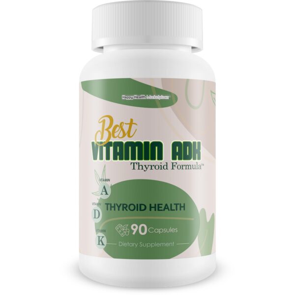 Frasco de fórmula ADK de Happy Health Marketplace