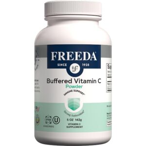 Frasco Freeda polvo amortiguado vitamina C 5 oz