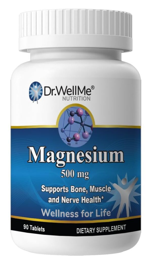 Frasco frontal con etiqueta Dr.WellMe