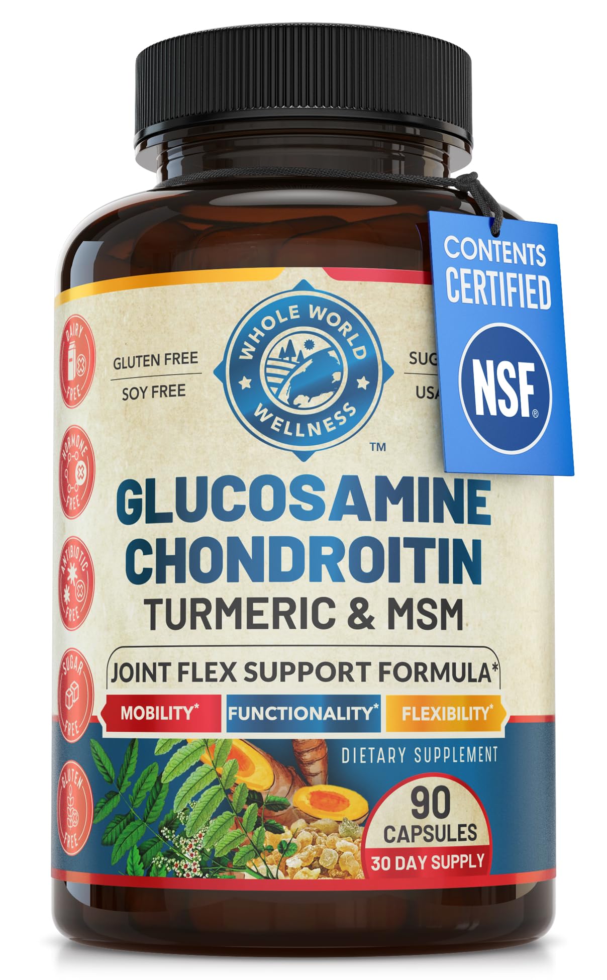 WHOLE WORLD WELLNESS Glucosamine Joint Support