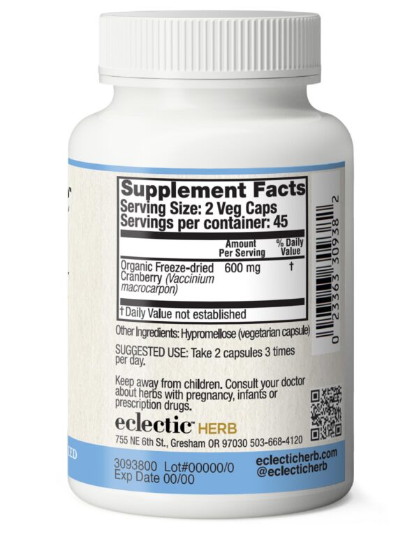 Version 1.0.0 Frasco frontal de arándano rojo ECLECTIC INSTITUTE 90 ct