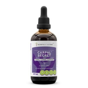 Version 1.0.0 Frasco frontal Extracto Herbal Secrets of the Tribe para túnel carpiano