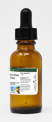 Frasco front extracto líquido glicerito psyllium TerraVita