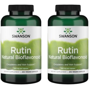 Frasco frontal de Swanson rutin 250 mg