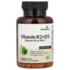 Frasco Futurebiotics vitamina K2 y D3 120 cápsulas