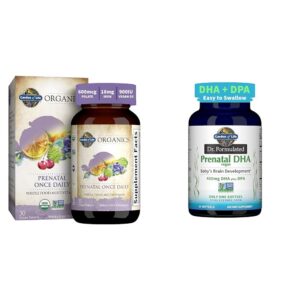 Frasco Garden of Life Organics Prenatal Multivitamin