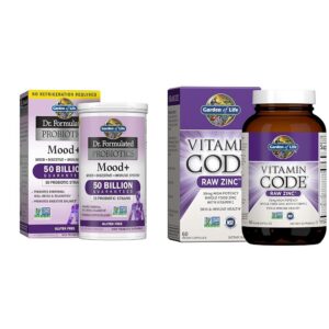 Version 1.0.0 Frasco Garden of Life probióticos Mood+ con Ashwagandha