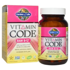 Version 1.0.0 Frasco Garden of Life Vitamin Code vitamina B12 30 cápsulas