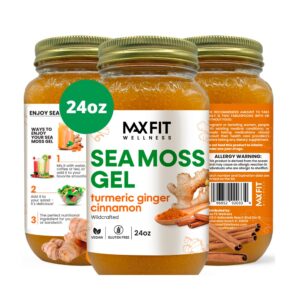 Frasco de gel de musgo marino dorado MAX FIT 24 oz
