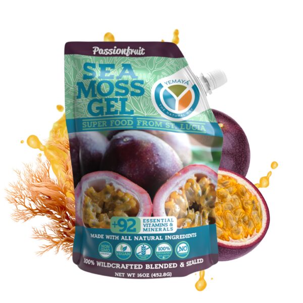 Frasco gel musgo marino orgánico 16 oz