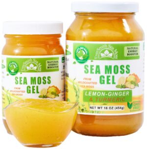Frasco de Gel Sea Moss Lemon Ginger EverSmith Organics