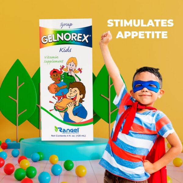 Frasco gelnorex jarabe vitamina b niños
