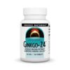 Frasco Ginkgo-24 Source Naturals 120 tabletas claridad mental