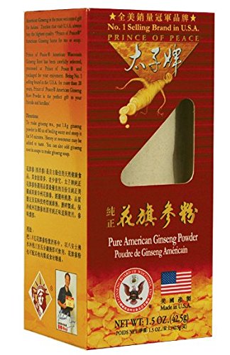 Frasco de ginseng americano puro Prince of Peace Wisconsin