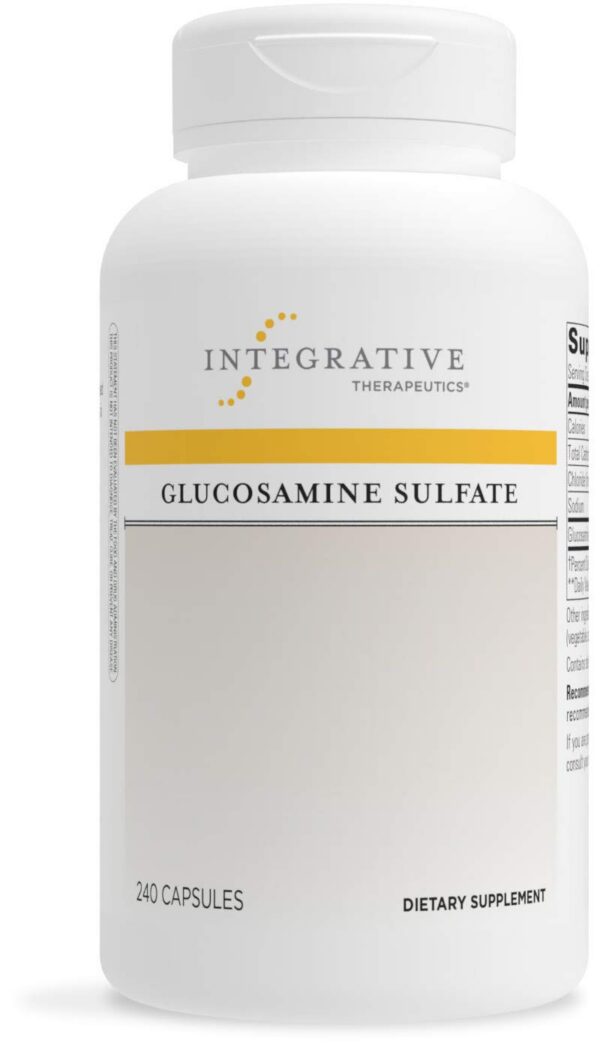 Frasco de glucosamina sulfato Integrative Therapeutics 240 cápsulas
