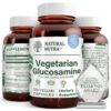 Frasco de glucosamina vegana Natural Nutra 120 cápsulas