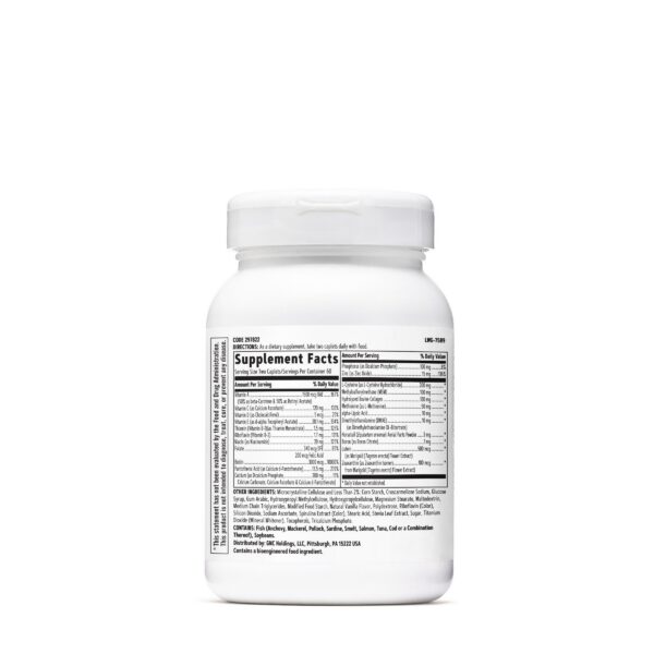 Frasco GNC multivitaminas biotina vitamina C y E para mujer