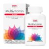 Frasco GNC multivitamínico mujer 180 cápsulas activo y nutrición