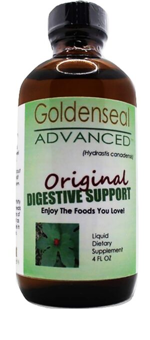 Frasco goldenseal apoyo digestivo 4 oz Hydrastis Canadensis