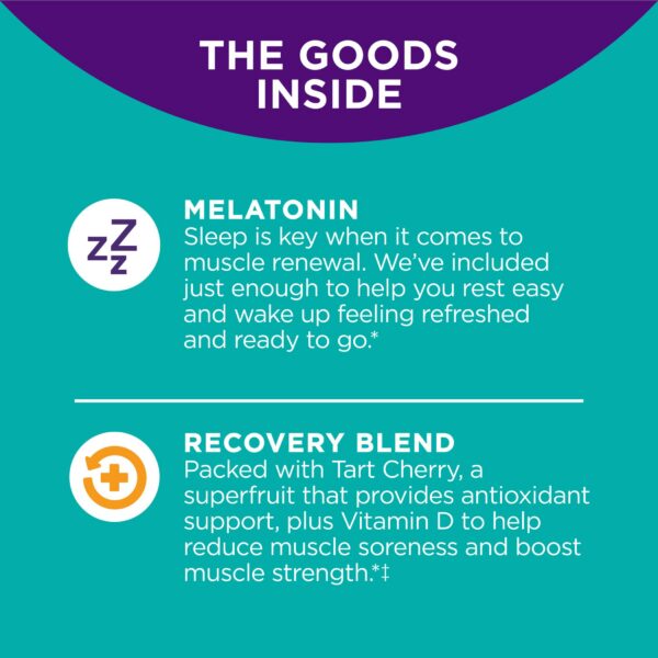 Frasco gominolas OLLY para bienestar muscular y digestivo