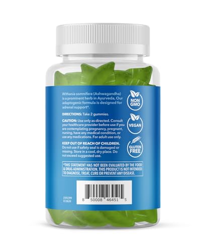 Frasco gomitas para apoyo al ánimo y descanso con Ashwagandha