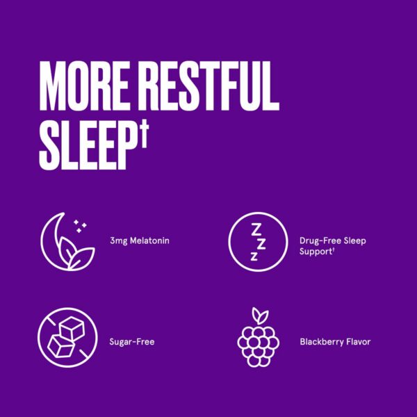 Frasco gomitas Bulletproof apoyo sueño rápido y relajación