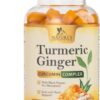 Frasco gomitas cúrcuma y jengibre Nature's Nutrition 120 unidades