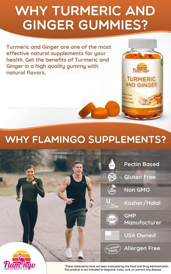 Frasco gomitas curcumina y jengibre veganas