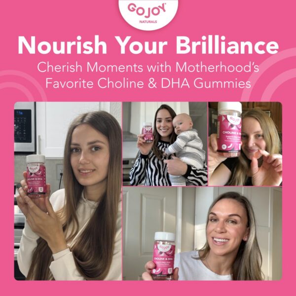 Frasco de gomitas prenatales GOJOY NATURALS con vitaminas